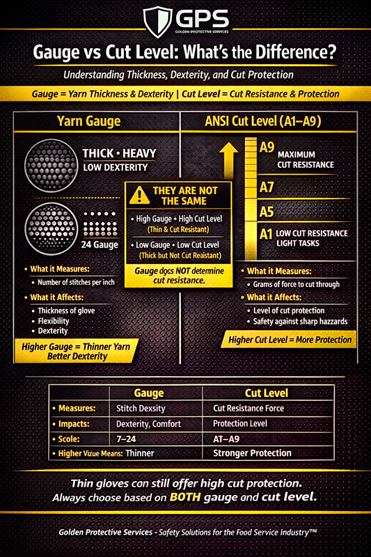 Gauge vs Cut Level in Cut-Resistant Gloves: Why Thin Gloves Can Still – GPS