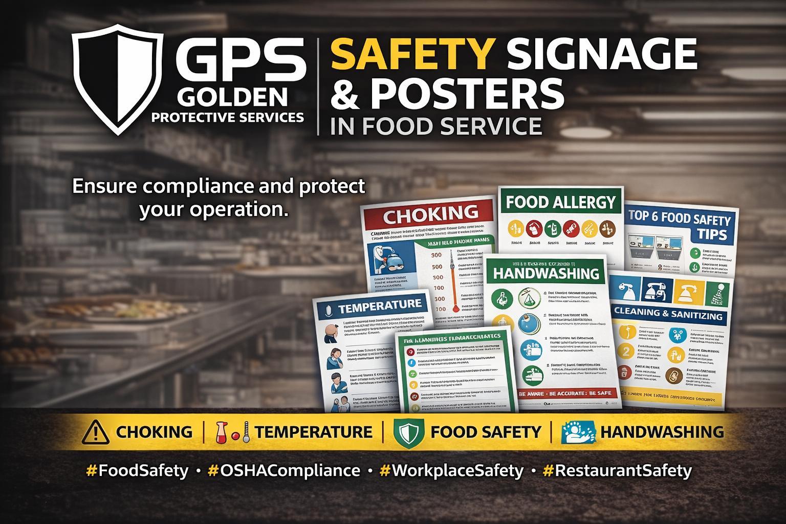 Safety Signage & Posters in Food Service: Staying Compliant and Pr – GPS