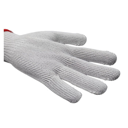 C9, 10 Gauge Cut Resistant White Glove with Hang Up Loop, ANSI Cut Level 7 - Sizes XXS-XXL