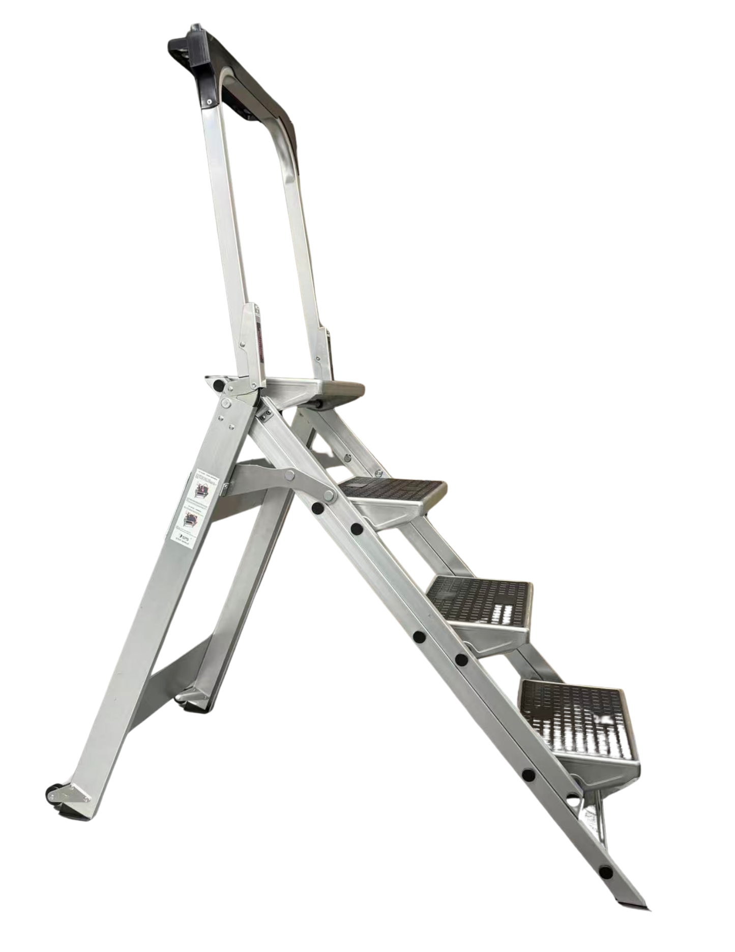 Step Shield® 4 Step Safety Ladder with Safety Bar