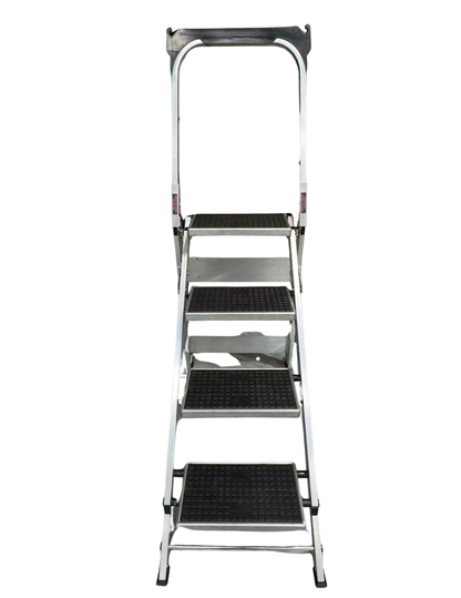 Step Shield® 4 Step Safety Ladder with Safety Bar