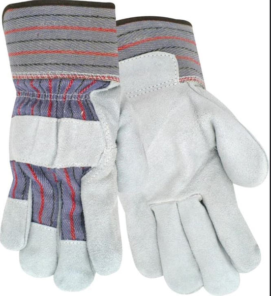 Red Steer 13163 Suede Cowhide Work Gloves – Safety Cuff, Wing Thumb (S–XL)