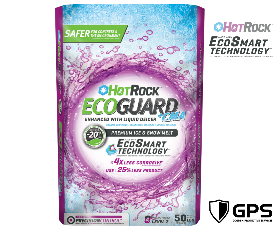 HotRock™ EcoGuard Sodium Chloride & Magnesium Chloride Ice Melt – 50 lb Bag