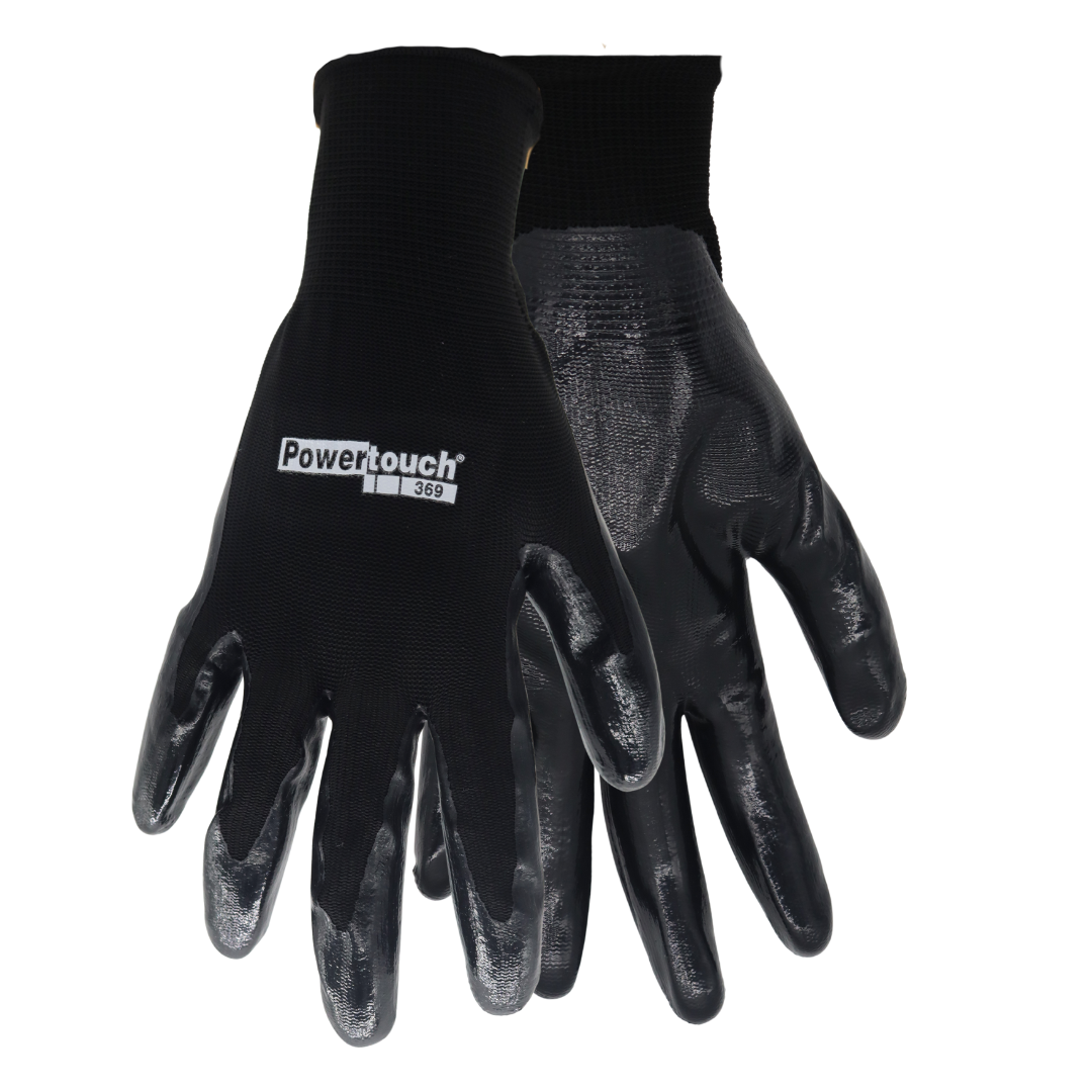 PALM COATED 13G WORK GLOVE – 369B SERIES POWERTOUCH®
