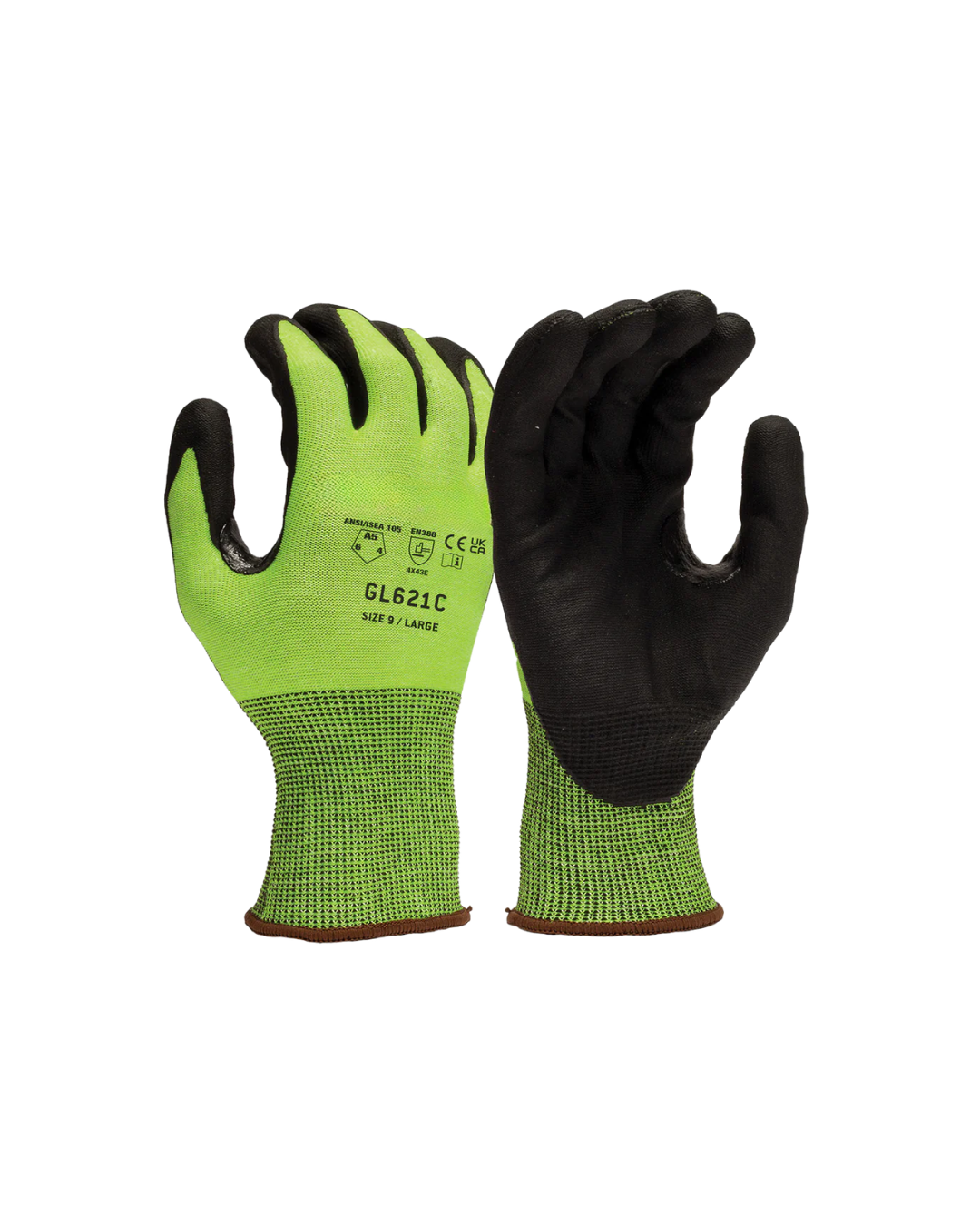 GL621C A5 Cut Resistant Gloves | Level 6 Abrasion | Nitrile Grip Gloves