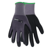 Red Steer 307-L Palm Coated Work Glove, Gray/Black, Sizes M-XL