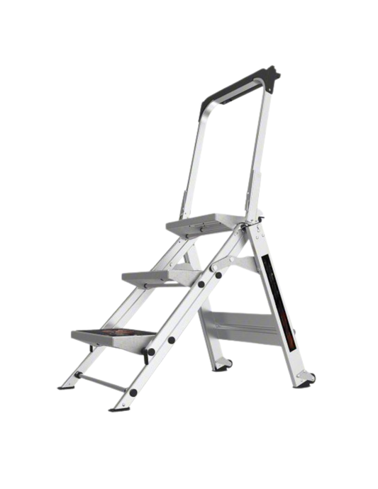3 Step Shield® Safety Step Ladder with Safety Bar