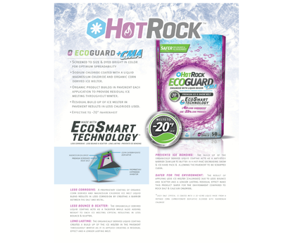 HotRock™ EcoGuard Sodium Chloride & Magnesium Chloride Ice Melt – 50 lb Bag
