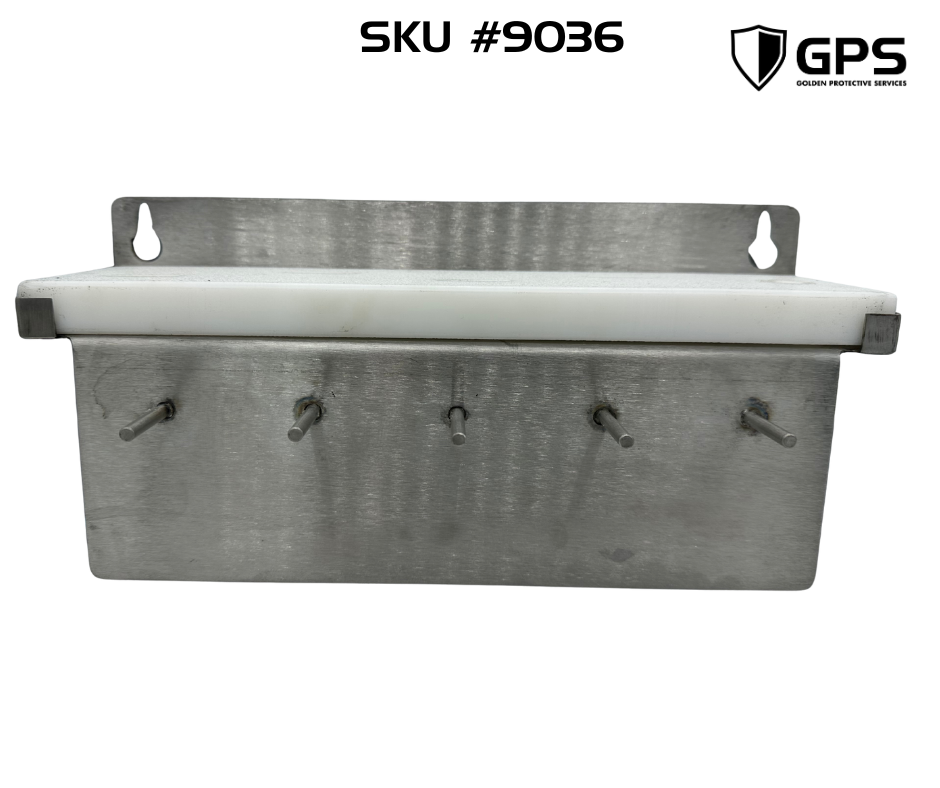 GPS Knife & Cut Glove Storage and Drying Rack – Stainless Steel | Part #9036
