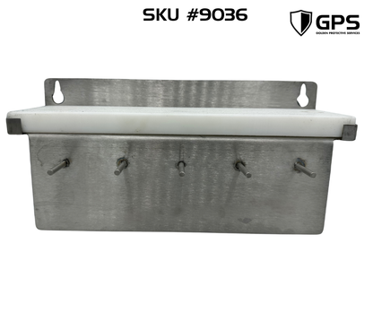 GPS Knife & Cut Glove Storage and Drying Rack – Stainless Steel | Part #9036