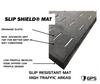 Slip Shield™  3' x 5' Slip Resistant Grit Top Mat with Drainage Slots by GPS