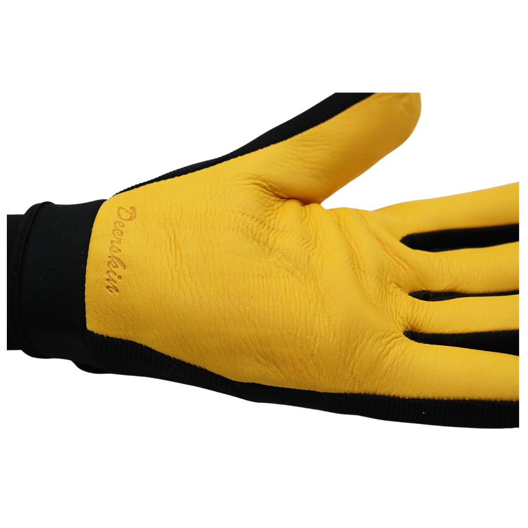 Heatsaver® 5521 Deerskin Mechanic Gloves – Thermal Lined, Velcro Wrist (M–XXL)
