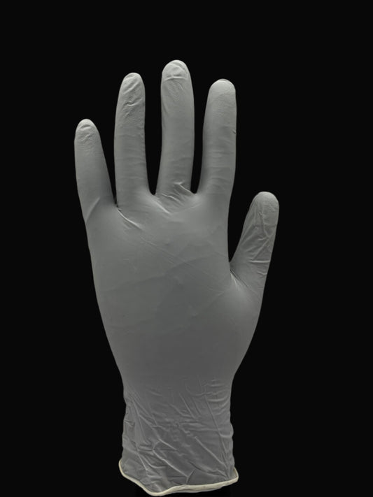 Nitrile 4.5Mil Disposable Grade Gloves, Powder Free, White, Sizes S-XL, 100 Gloves Per Box