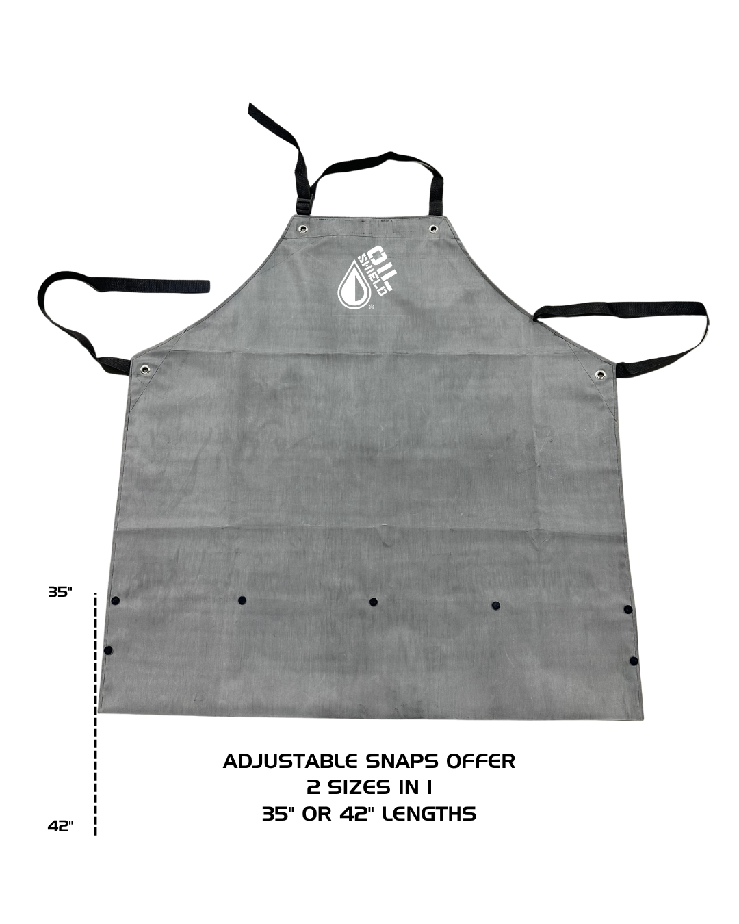 Hycar Nitrile Rubber Apron Oil Shield® | Heavy Duty Kitchen Apron 9001-2Way