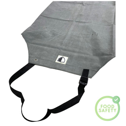 Oil Shield® Hycar, Black Nitrile Rubber Apron Mid-Weight 42", Food Service Safety