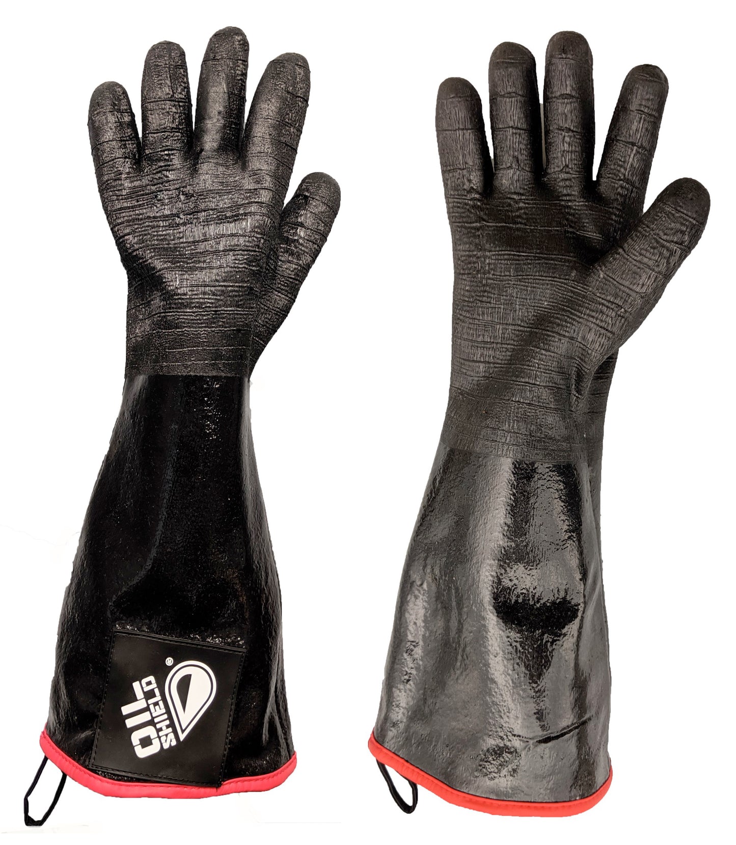 Oil Shield®, 18" High Temp Insulated Neoprene Gloves - Men's Sizes S-XL