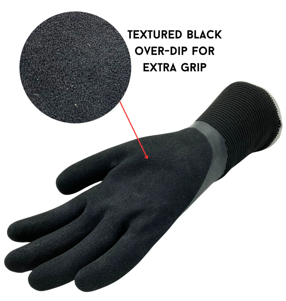 Chilly Grip A326 Black Waterproof H2O Thermal Insulated Gloves
