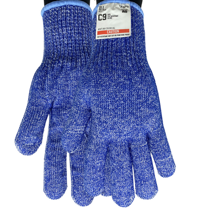 C9 Cut Resistant 10 Gauge Blue Glove
