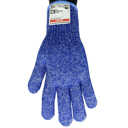 C9 Cut Resistant 10 Gauge Blue Glove