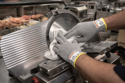 C9® Gray Cut-Resistant Gloves – Premium Protection for Food Service Professionals