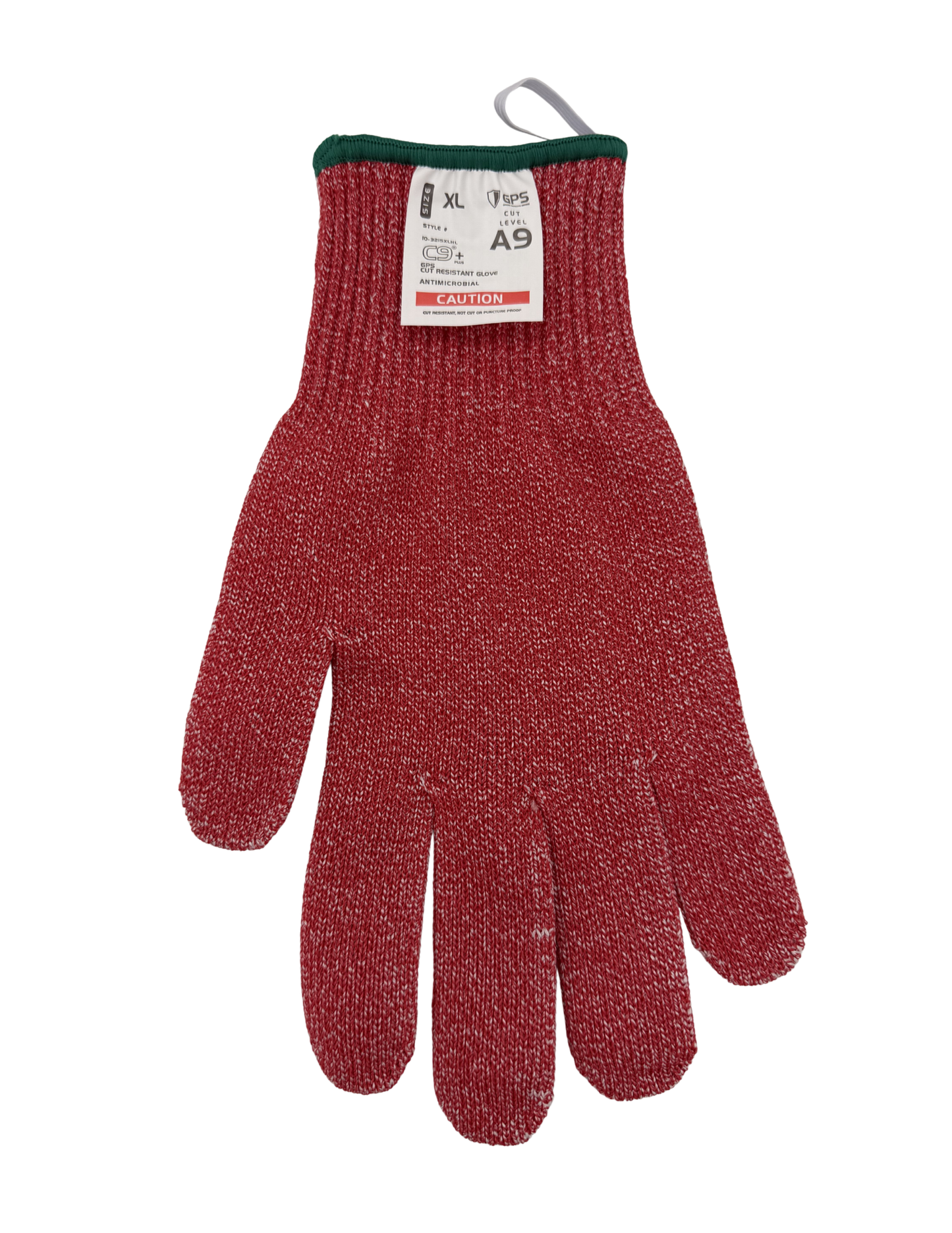 C9+ 10 Gauge Red Cut Resistant Gloves