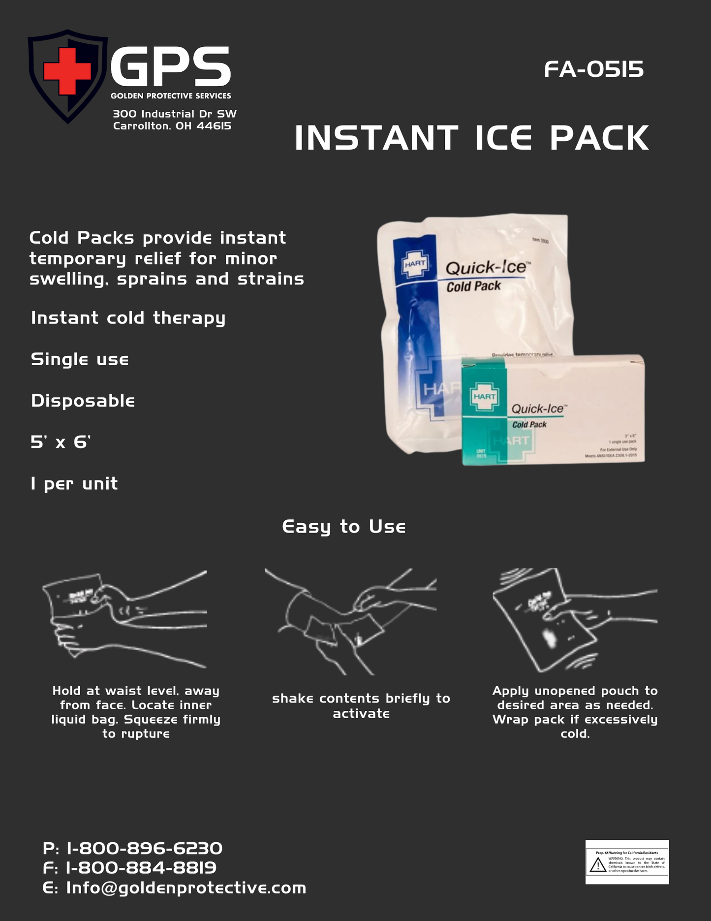 Quick-Ice Cold Pack