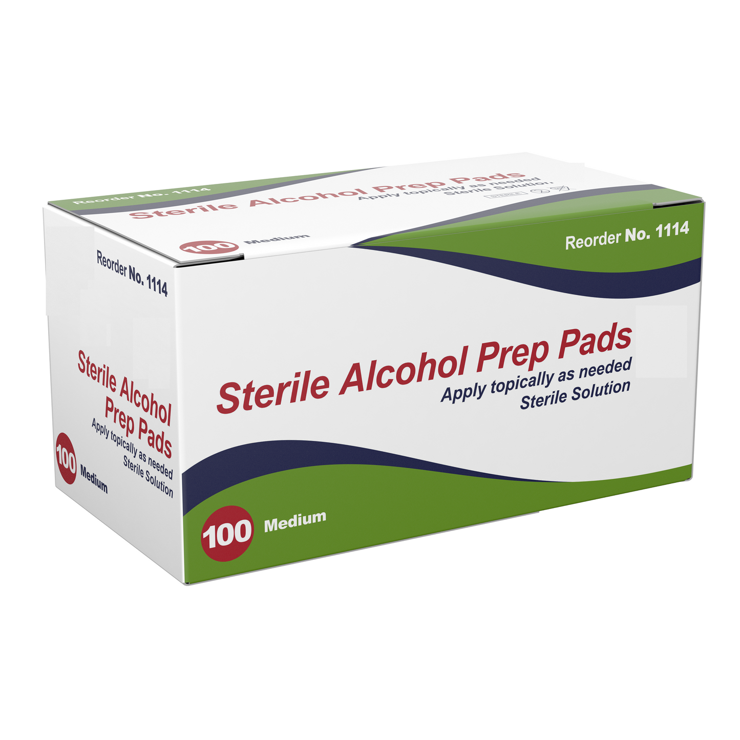 Alcohol Wipe Prep Pads, 70% Isopropyl Alcohol, 200/Box