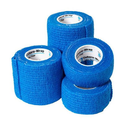 Blue Self Adherent Wrap 2" x 5 yds