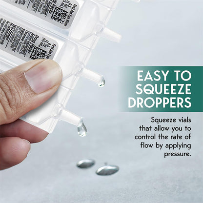 First Aid Eyewash, Eye Cleansing Eyewash, Meets ANSI Standard, 1/2 oz. Vials