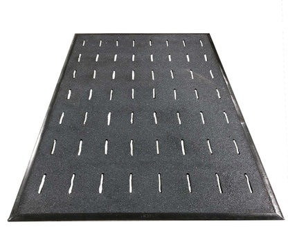 Slip Shield™  3' x 5' Slip Resistant Grit Top Mat with Drainage Slots by GPS
