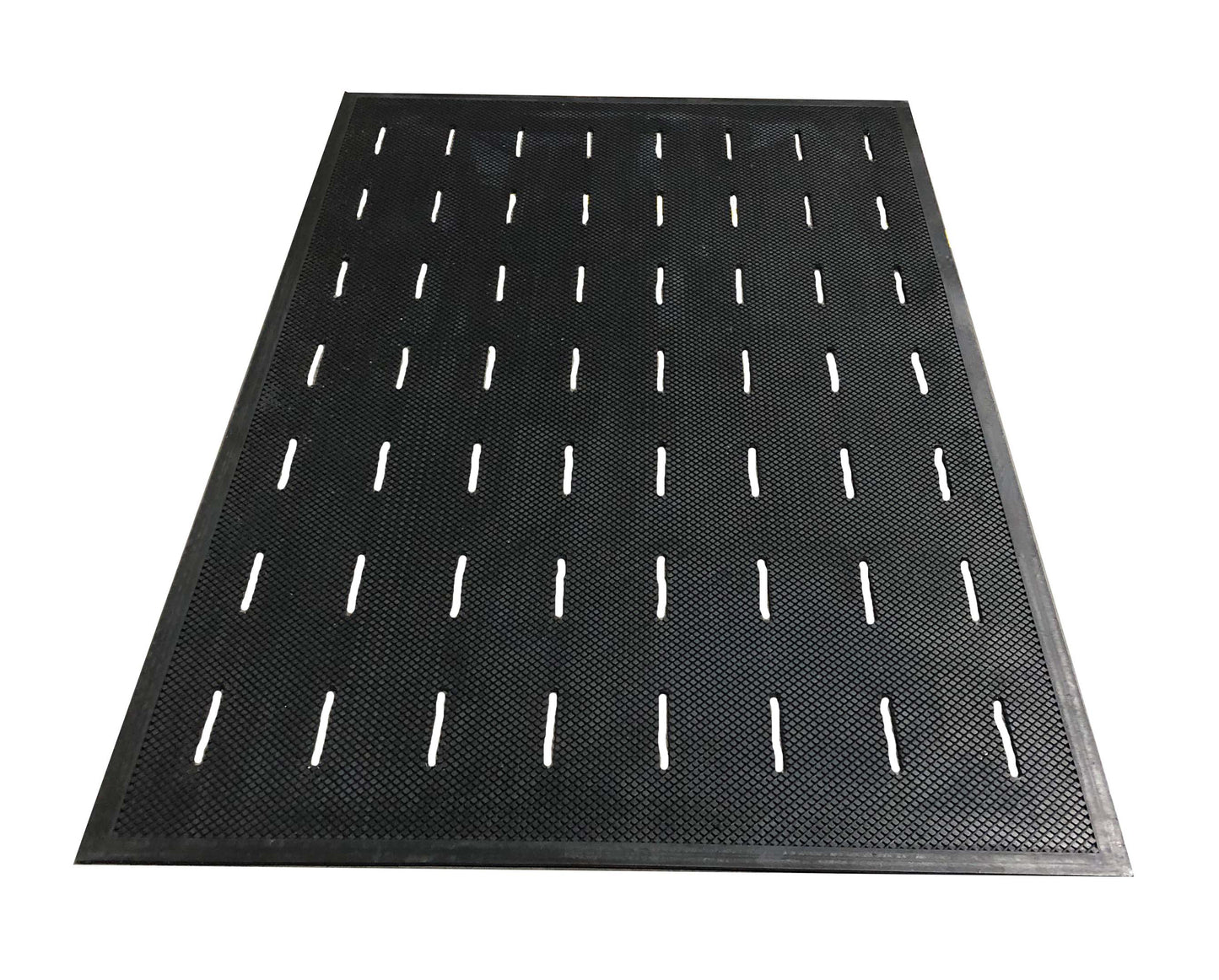 Slip Shield™  3' x 5' Slip Resistant Grit Top Mat with Drainage Slots by GPS