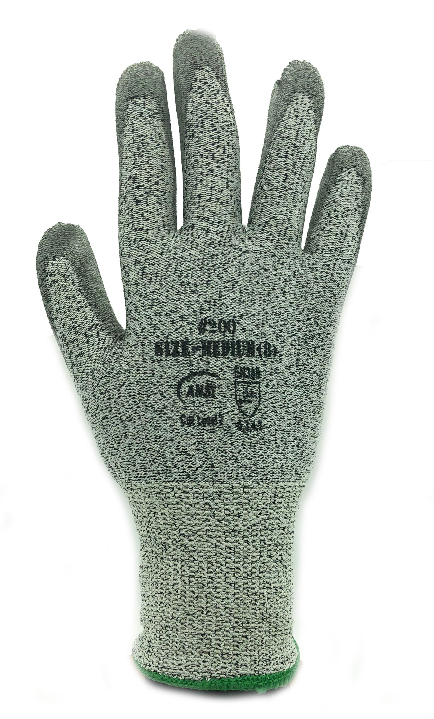 Coated Cut Resistant Box Cutter Safety Glove, ANSI Cut Level 2, Mens Sizes S-XL