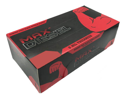 The Max Diesel® Nitrile Disposable Glove Powder Free - Sizes M-XXL