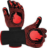 BBQ Gloves, Heat Resistant Oven Mitts Grilling Gloves - 1472℉ Extreme Heat Resistant, Oven Gloves Silicon