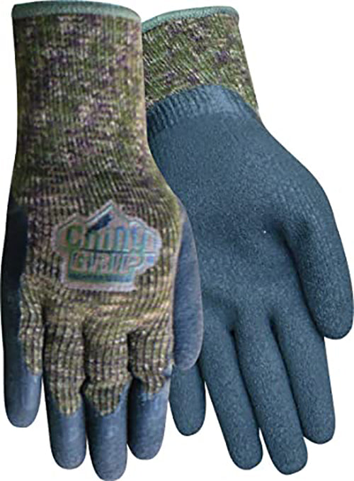 Chilly Grip Camo Thermal Knit Liner, Rubber Palm, Sizes S-XL, Sold by Pair