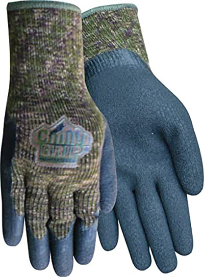 Chilly Grip Camo Thermal Knit Liner, Rubber Palm, Sizes S-XL, Sold by Pair