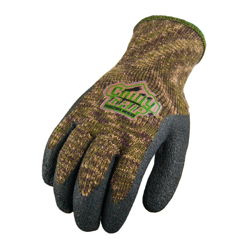 Chilly Grip Camo Thermal Knit Liner, Rubber Palm, Sizes S-XL, Sold by Pair