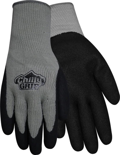 Red Steer Chilly Grip Work & General-Purpose Glove, Gray & Black, Sizes M-XL