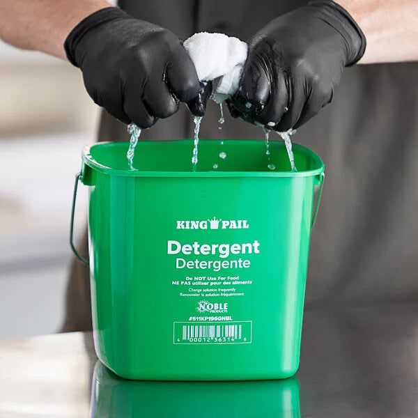 6 QT SOAP SOLUTION BUCKET - GREEN