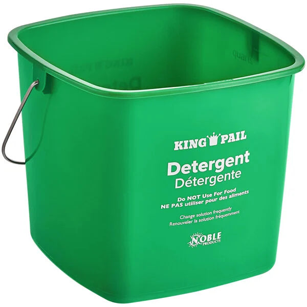 6 QT SOAP SOLUTION BUCKET - GREEN