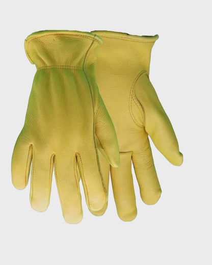 1505 Premium Golden Grain Deerskin Gloves – M-XL