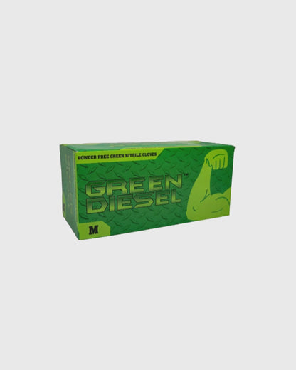 The Green Diesel®, Powder Free Nitrile Disposable Gloves, 8 Mil