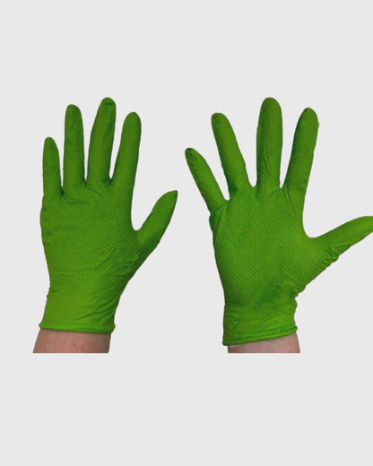 The Green Diesel®, Powder Free Nitrile Disposable Gloves, 8 Mil