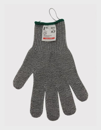 C9, 10 Gauge Cut Resistant Gray Glove with Hang-Up Loop, ANSI Cut Level A7 – Sizes XXS-XXL