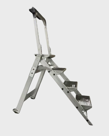 Step Shield® 4 Step Safety Ladder with Safety Bar