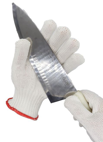 C9, 10 Gauge Cut Resistant White Glove ANSI Cut Level 7
