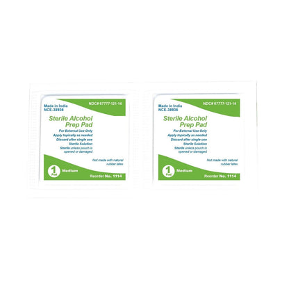 Probe Wipes, Sterile Alcohol Prep Pad, 200 Per Box, First Aid Safety - GPSFoodService