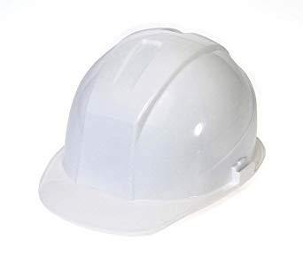 Duarshell Standard Brim Hard Hat, Cap Style, White, ANSI