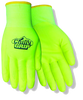 Chilly Grip Water Resistant Hi-Vis Yellow Thermal Lined Gloves, Sizes M-XXL