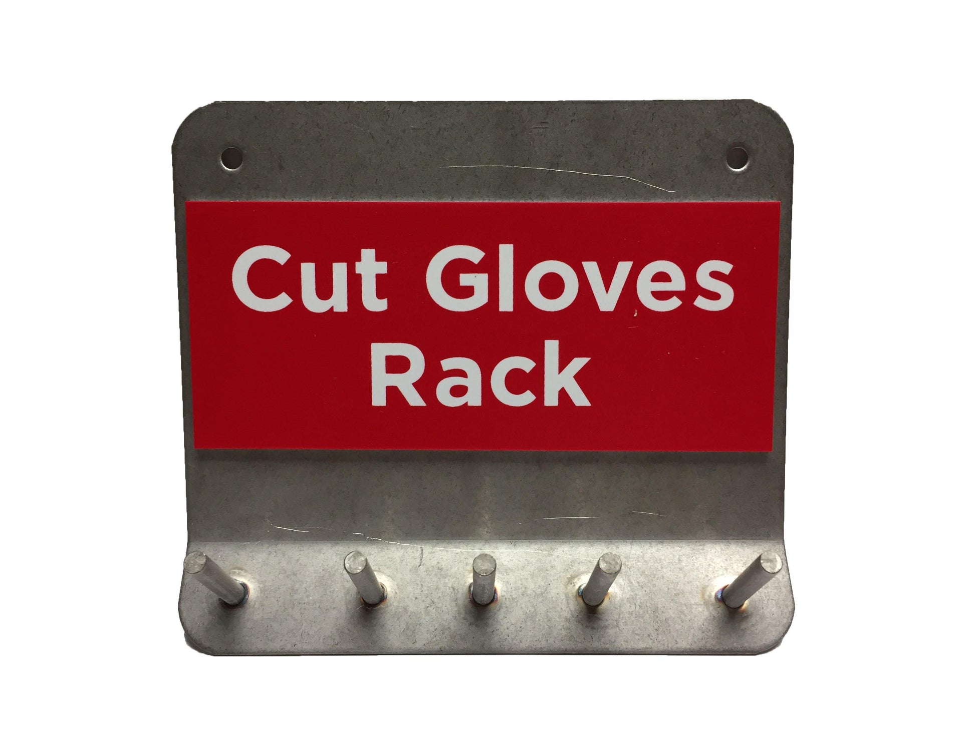 Stainless Storage Rack Cut Resistant Glove 5 Peg - GPSFoodService